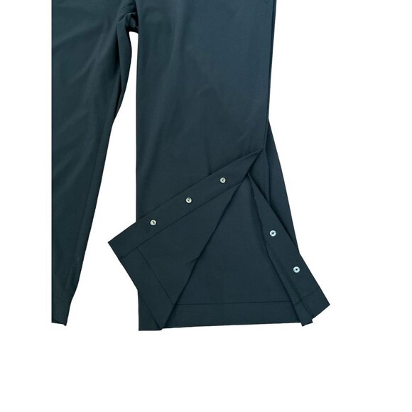 J. Jill Fit Black Cropped Pants Wide Leg with Snap Buttons Size XLarge - Picture 3 of 11